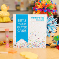 Settle Your Glitter Cards